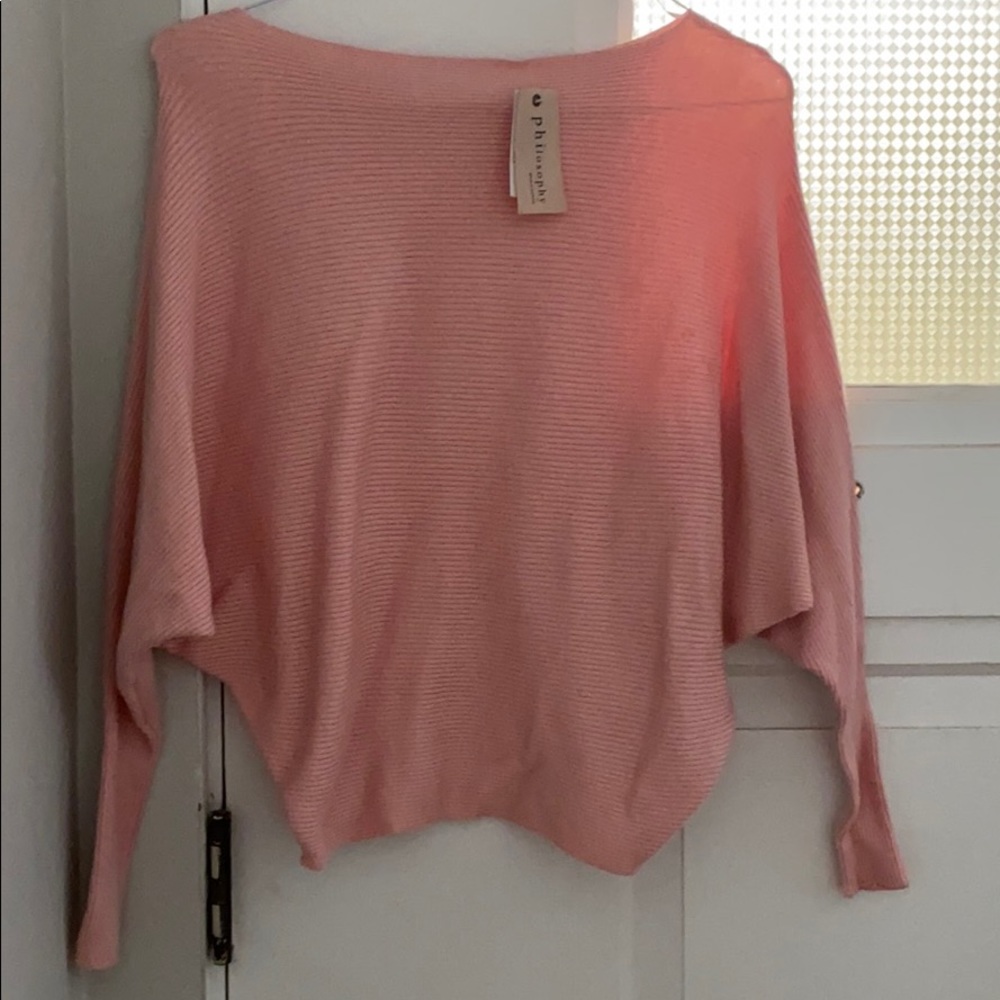 Blush sweater. Size small. Never used.